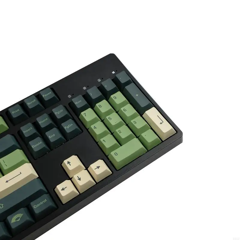 B0KF 142 Keys GMK Keycaps Earth PBT Sublimation Keycap Cherry Fit for 64 68 87 104 Mechanical Keyboard Keycap