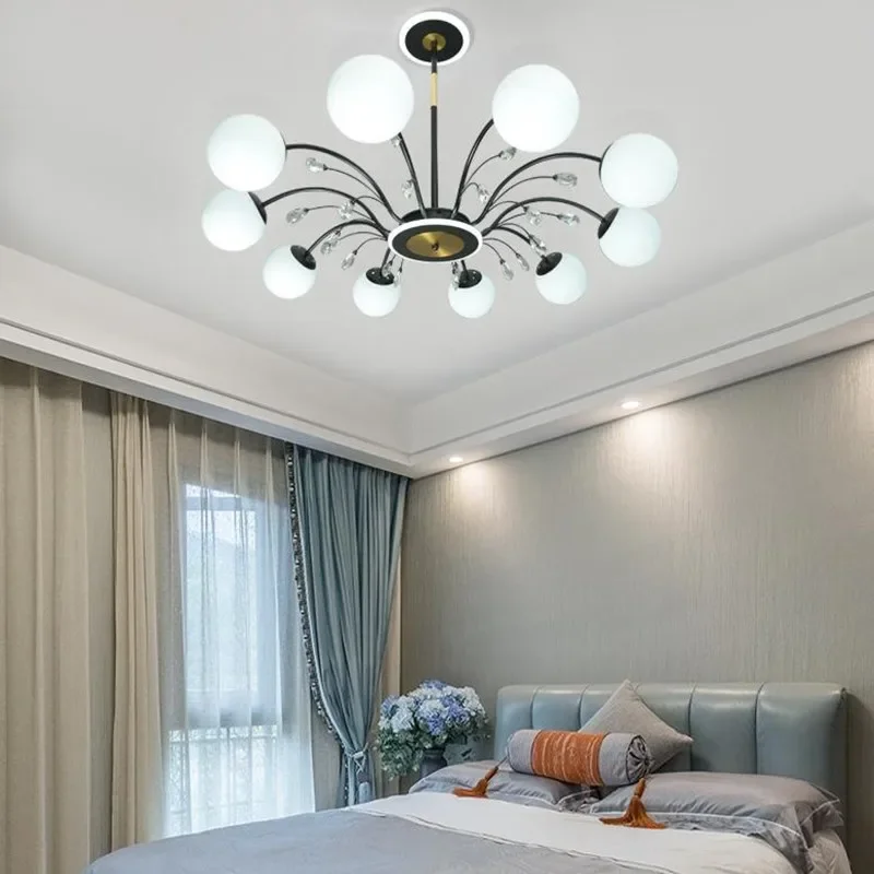 

Nordic Light luxury wind chandelier led ceiling in living room