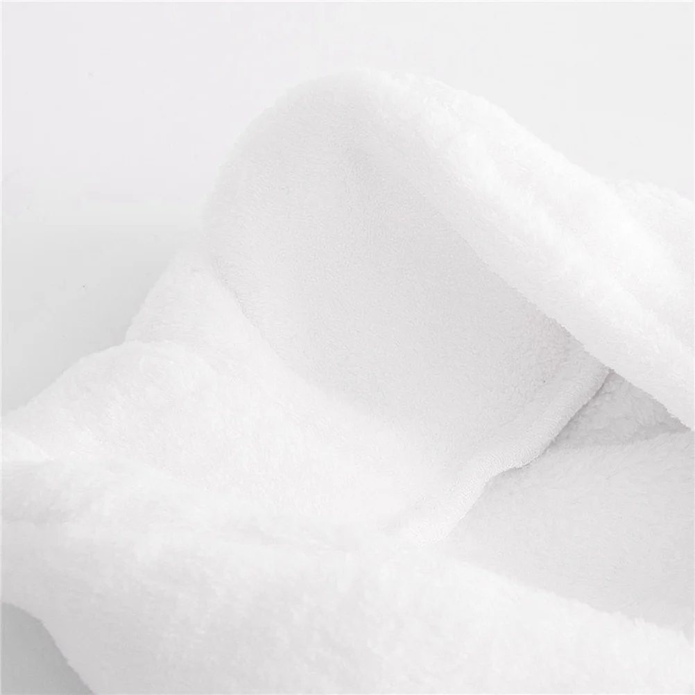 

Baby Bathrobe Pure Cotton Soft Absorbent Newborn Bathing Suit Quick Dry Durable White 3-6 Month Toddler Photo Outfit