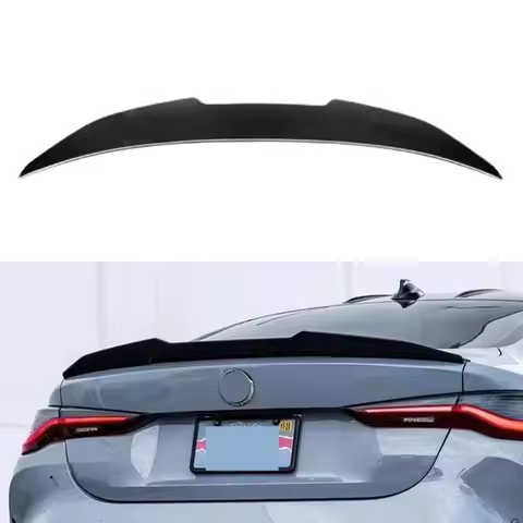 For BMW Carbon Fiber 3 Series 5 Series M3 M4 G42 G87 E92 F30 F80 F82 G20 G22 G30 G60 G68 F90 Pro PSM Spoiler V Style Rear Wing