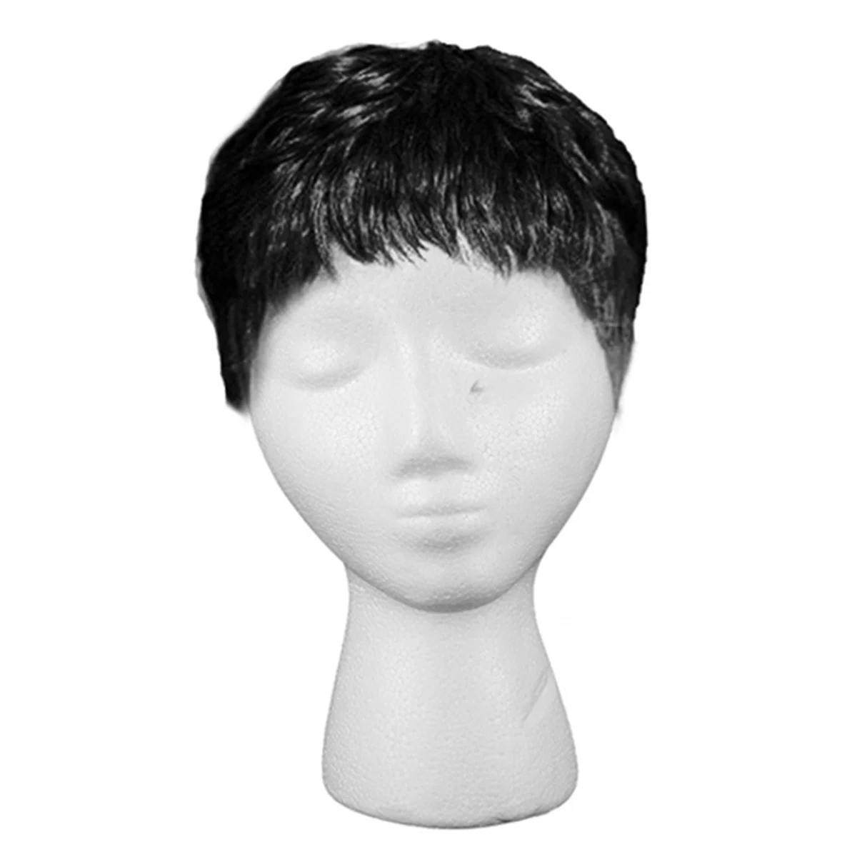 

A72Z Short Wig Women'S Wig, Human Short Hair Wig Coat Hair with Wigs for Women and Girls(Black)