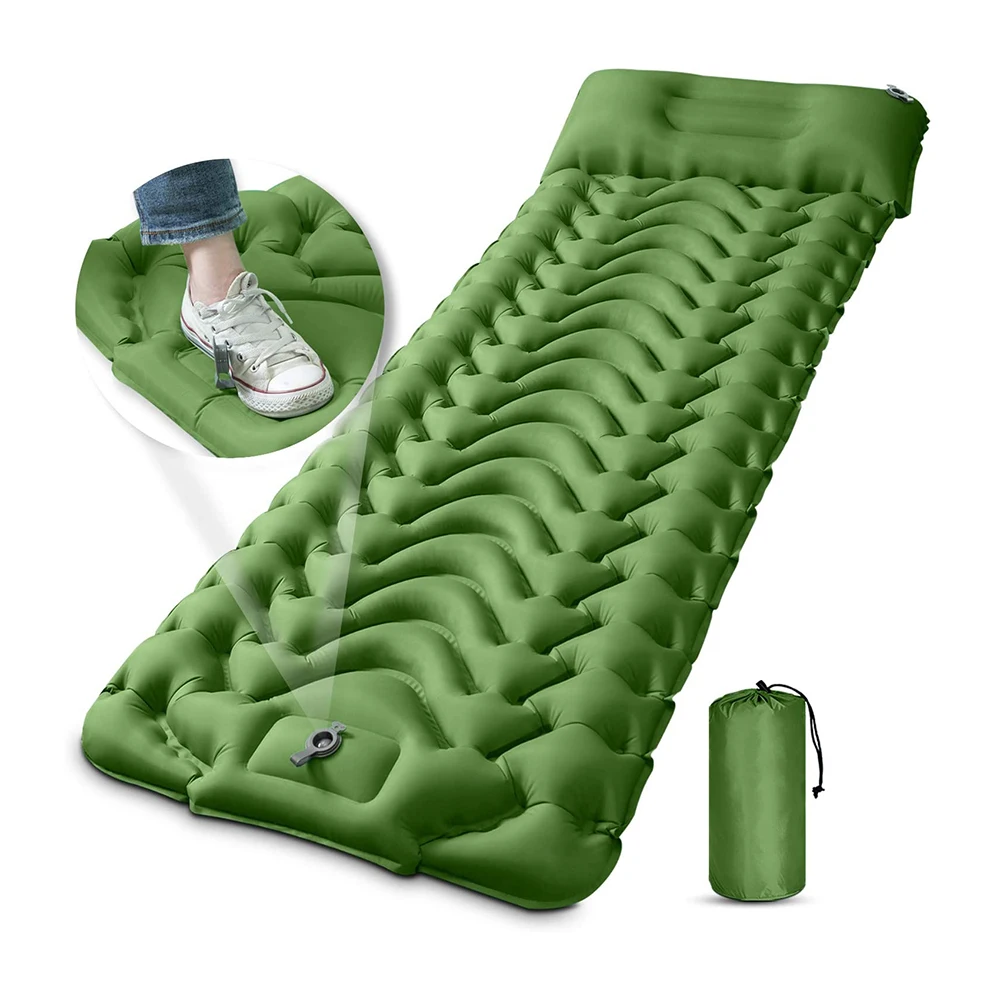 

Lightweight Portable Sleeping Mat Camping Sleeping Pad Inflatable Air Foldable Camping Mat