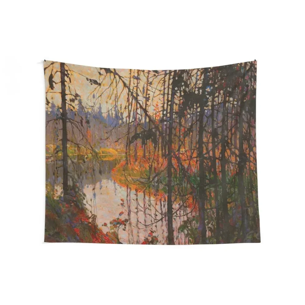 Tom Thomson Northern River 1915 Canadian Landscape Artist Tapestry Wall Hanging Decor For Room Tapestry