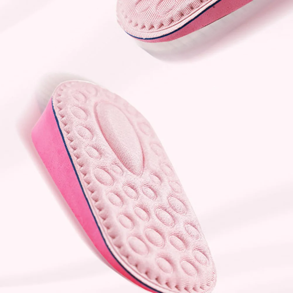 

3Pairs Heel Cushions Eva Insoles Height Increase Soft Breathable Shoe Lift Pads Prevent Slip Comfortable Shoe Insoles Taller