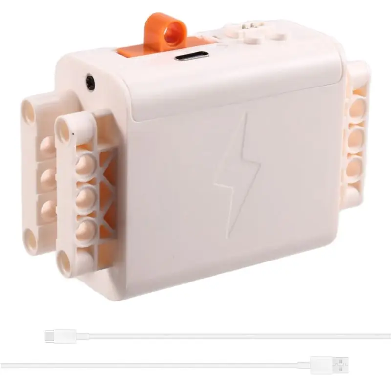 

YSUN-Rechargeable 7.4V AA Battery Box Power Function Electric Motor MOC Building Block Rechargeable Wireless Motor