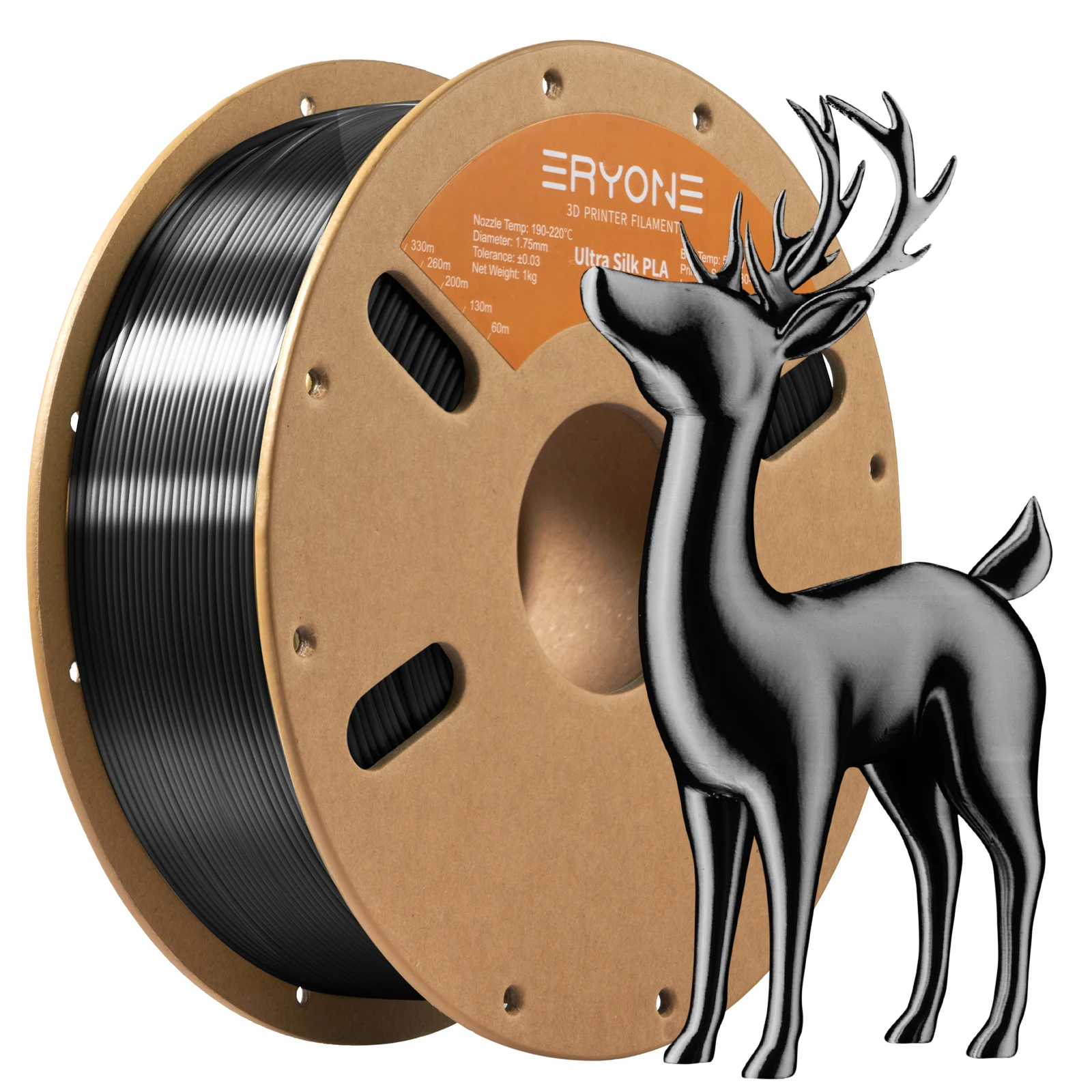 Eryone 1/5KG Ultra Silk PLA Premium Filament 3D Print, 1,75 mm Veelkleurig Beschikbaar 1kg ultra zijde pla, 1KG/Spool