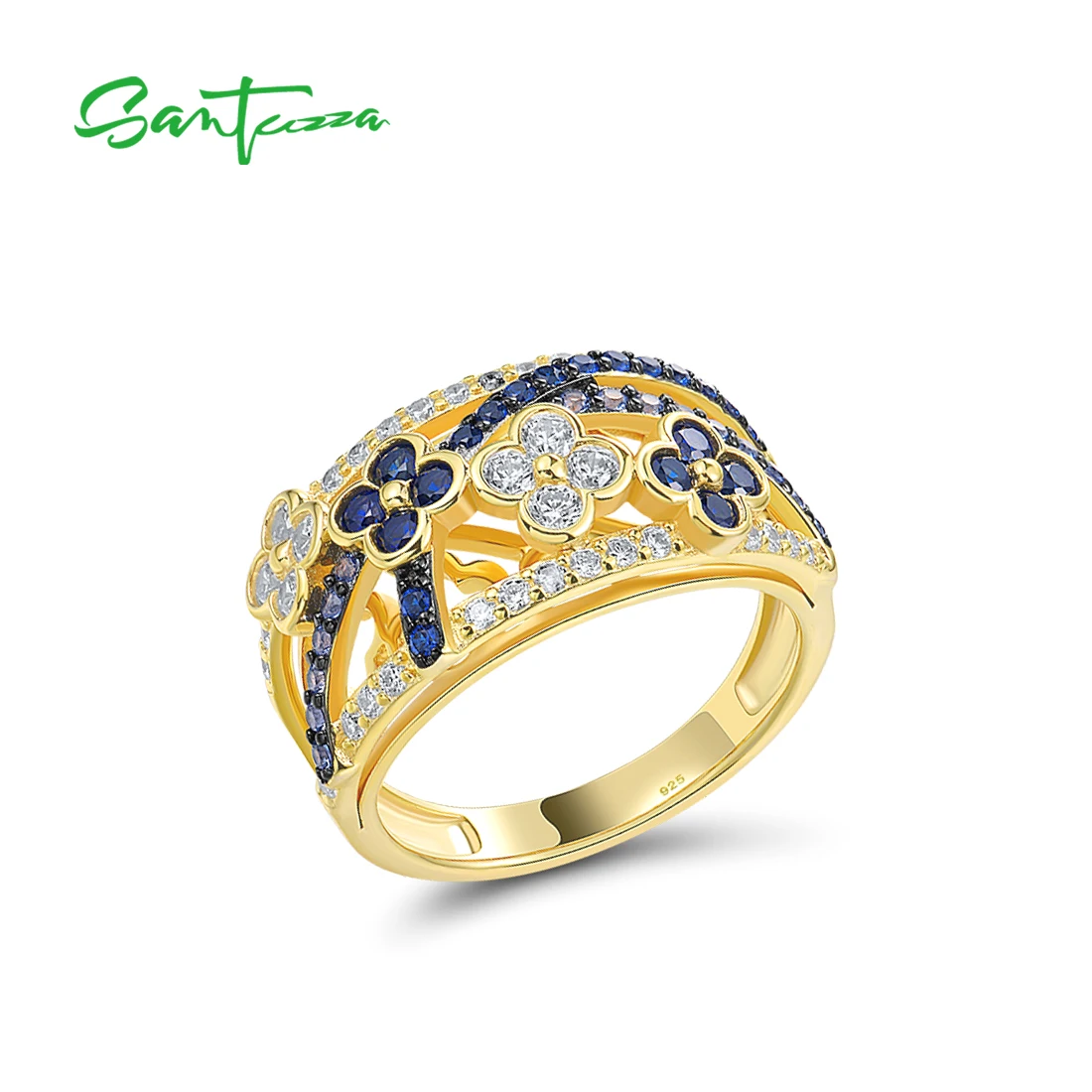 santuzza-bague-en-argent-sterling-925-pour-femmes-ornee-d’un-spinelle-bleu-synthetique-etincelant-motif-floral-style-vintage-ideale-pour-un-mariage-bijou-raffine-et-magnifique