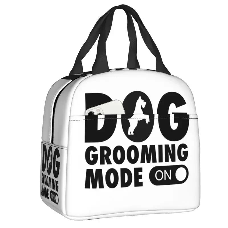 Dog Grooming Salon borsa termica per il pranzo donna animali domestici Groomer contenitore portatile per cibo da Picnic all'aperto Bento Box