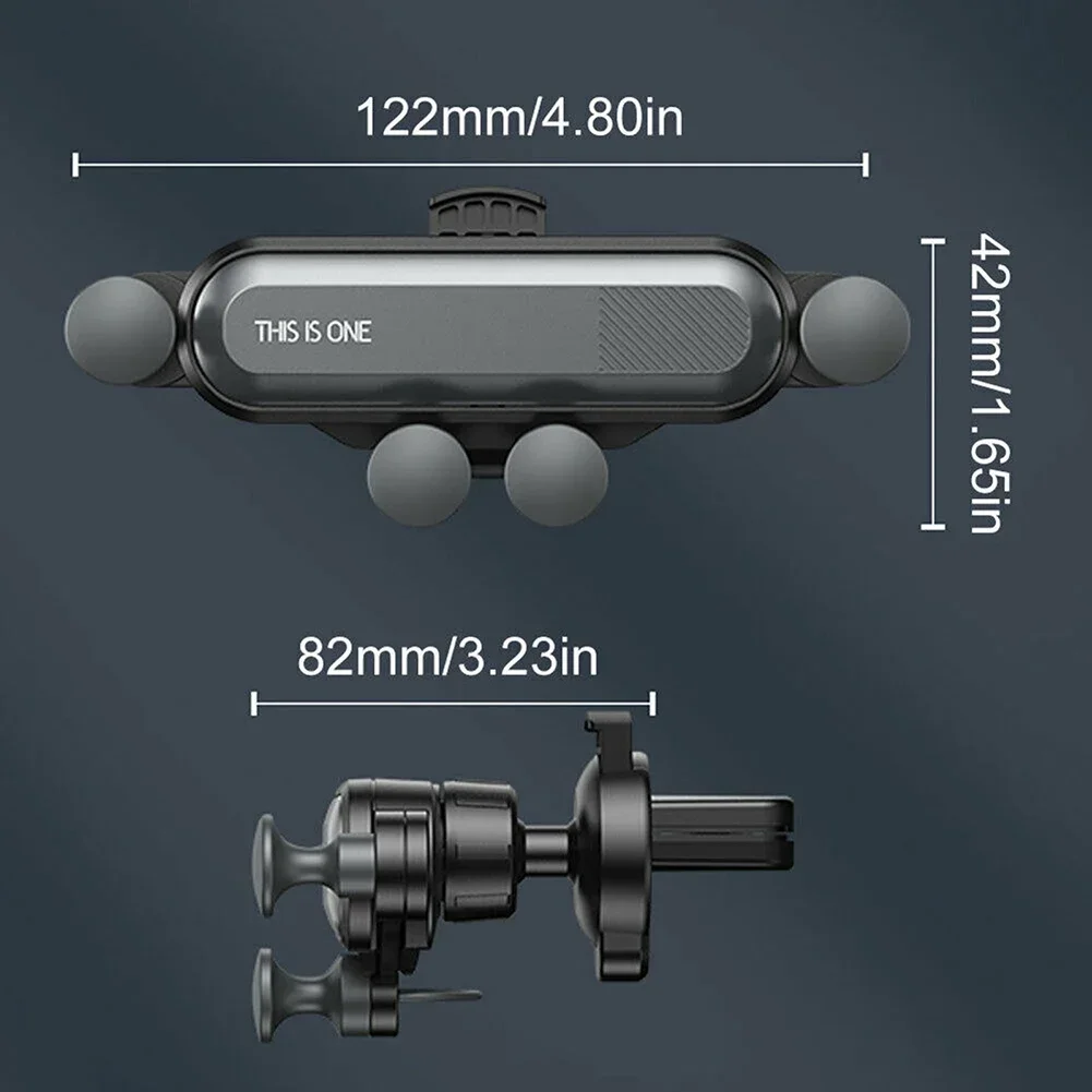 Универсальный гравитационный держатель для автомобиля, 1 шт., Ультратонкий и устойчивый к царапинам держатель-подставка для вентиляционного