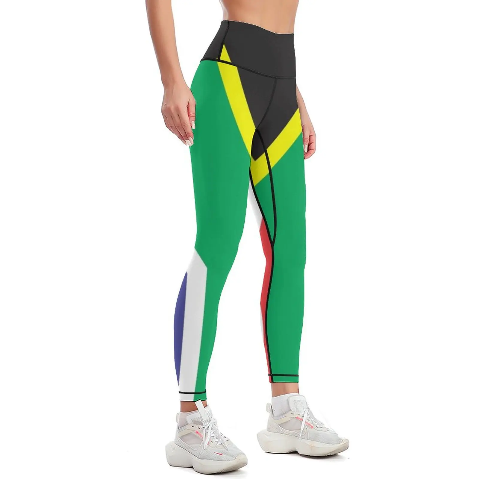 South African Flag Leggings Legging sexy woman Golf wear Sports pants woman Womens Leggings