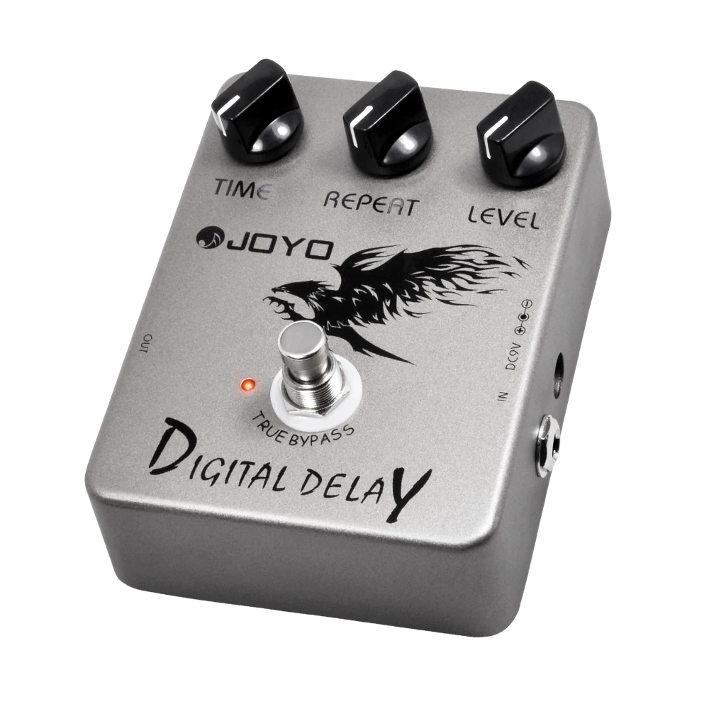 

Гитарная педаль JOYO JF-08 DIGITAL DELAY с аналоговым эффектом задержки и фильтрующей схемой, диапазон задержки от 25 мс до 600 мс для эпичных соло