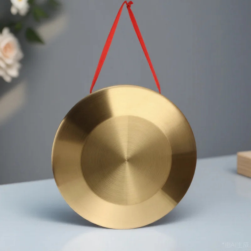 

1pcs Chinese Gong Golden Hand Hammer Traditional Percussion Instrument For Kids Music Education School Supplies Portable Small