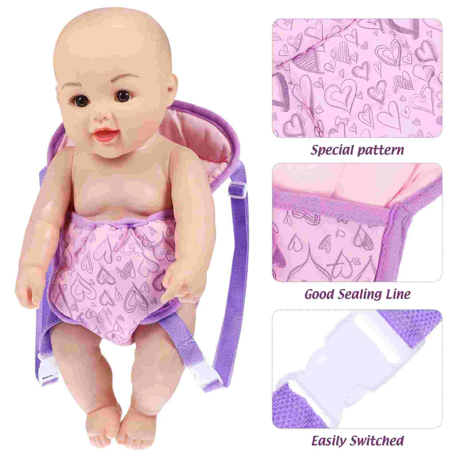 Filling Baby Girl Stuffed Toy Americn Dolls Front and Back Bag Breathable Carrier