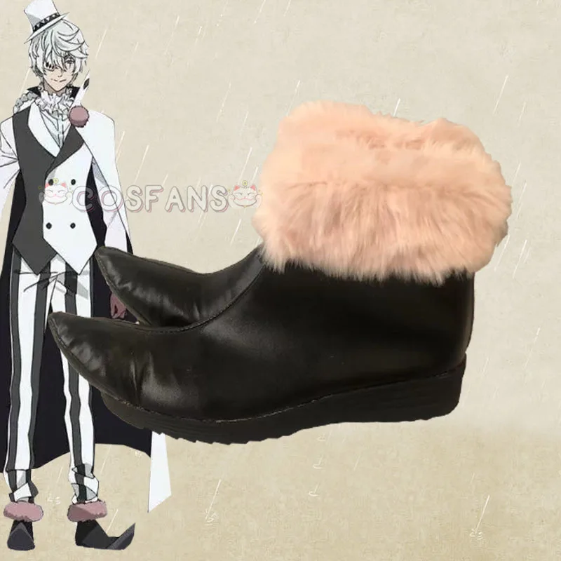 

Bungo Stray Dogs Gogol Обувь для косплея Аниме Cos Красные длинные сапоги BSD Федора D Косплей Костюм Опора Обувь Con Хэллоуин реквизит