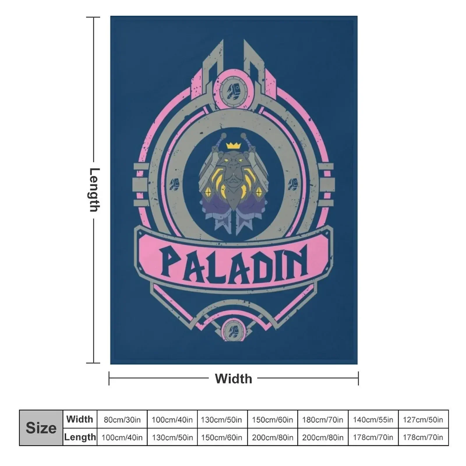 PALADIN CREST Throw Blanket Luxury St blankets and throws Furrys Luxury Throw Blankets