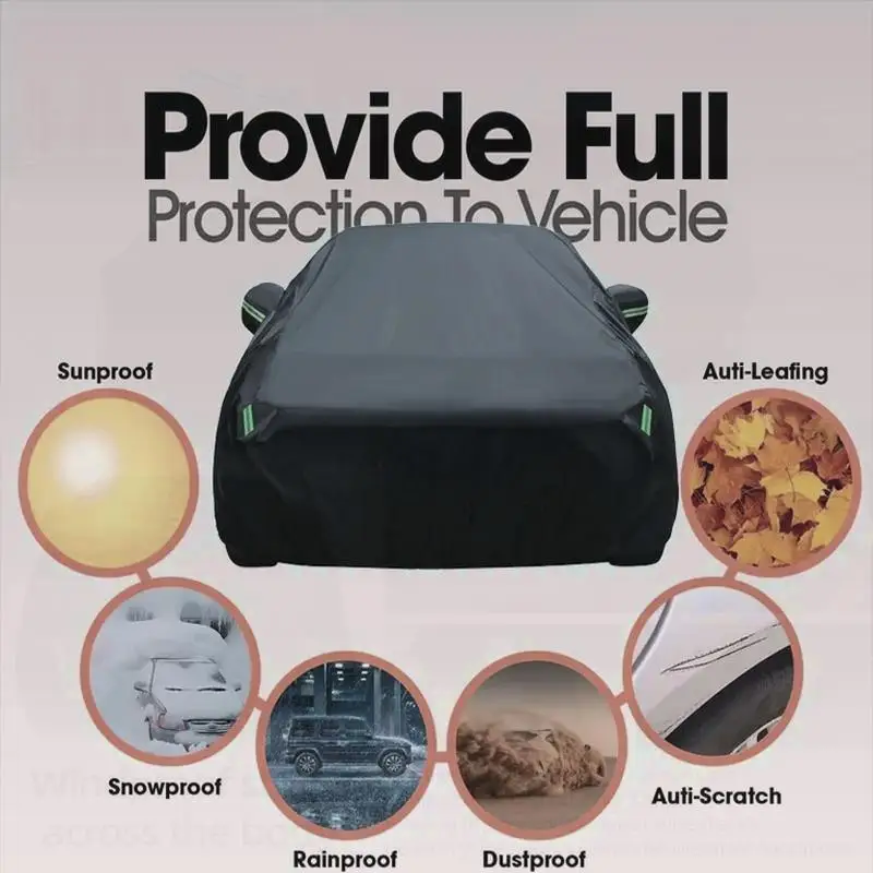 لرينو كليو الحماية الخارجية مقاوم للماء والغبار الملحقات الخارجية غطاء الثلج الكامل لأغطية سيارات رينو كليو #2