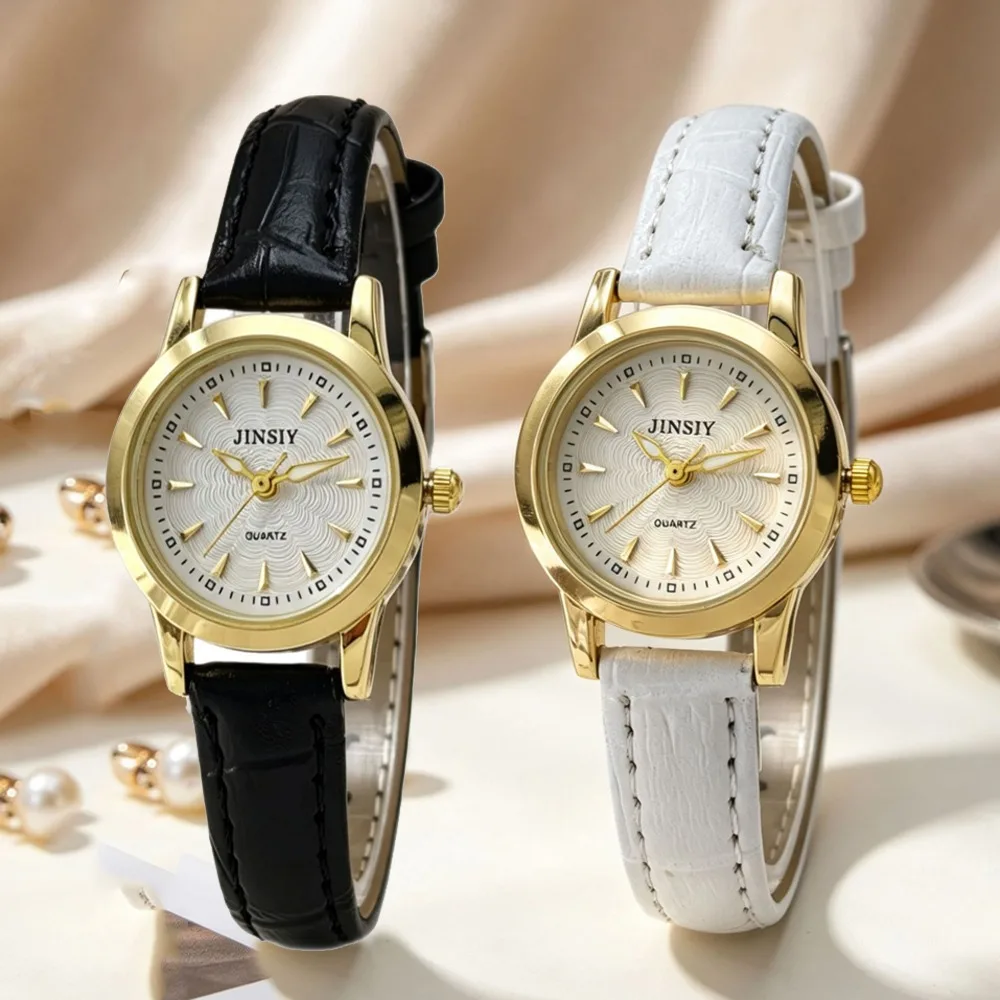 Fashion Leather Strap Quartz Watch Luxury Women Watches Gift Ladies Wristwatches Brand Gold Watch Wholesale Relojes Para Mujer