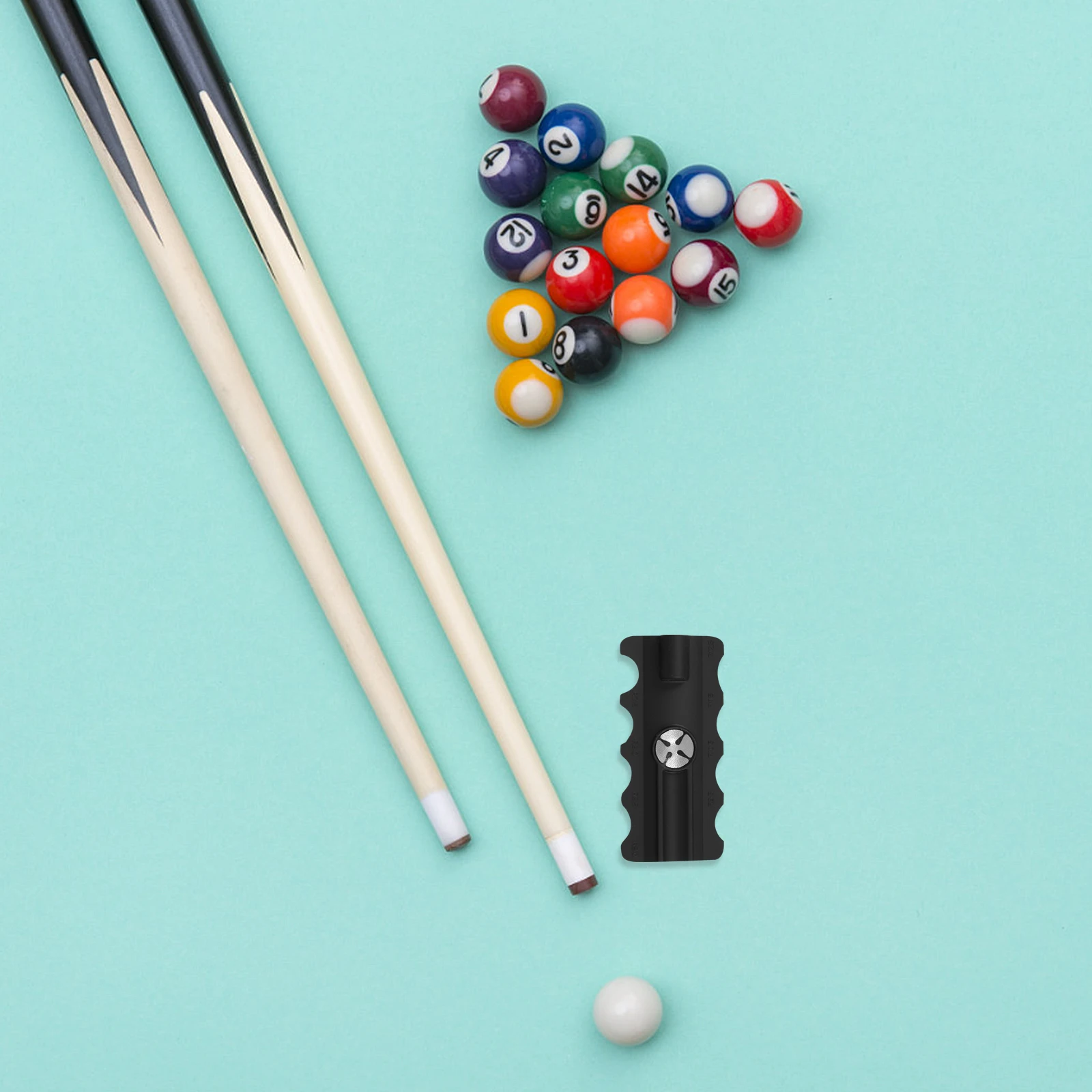 

Multi-Functional Pool Cue Tip Burnisher 5-in-1 Cue Tip Shaper Polishing Repair Tool Portable Billiard Accessory