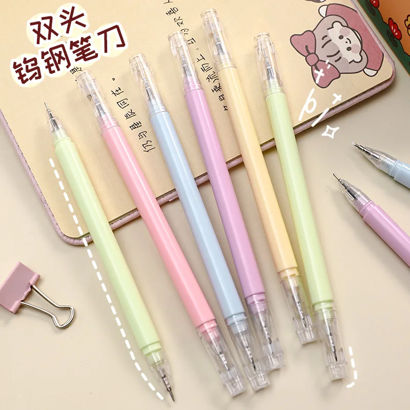 Creative Multifunction Gel Pen With utility knife pen Candy Color Pens For Office School Stationery Writing Tool