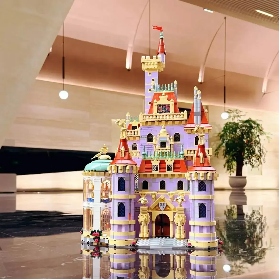 2025 Prinzessin Schloss Romantisches Spielzeug 43263 Modulares Modell für Mädchen Pädagogische