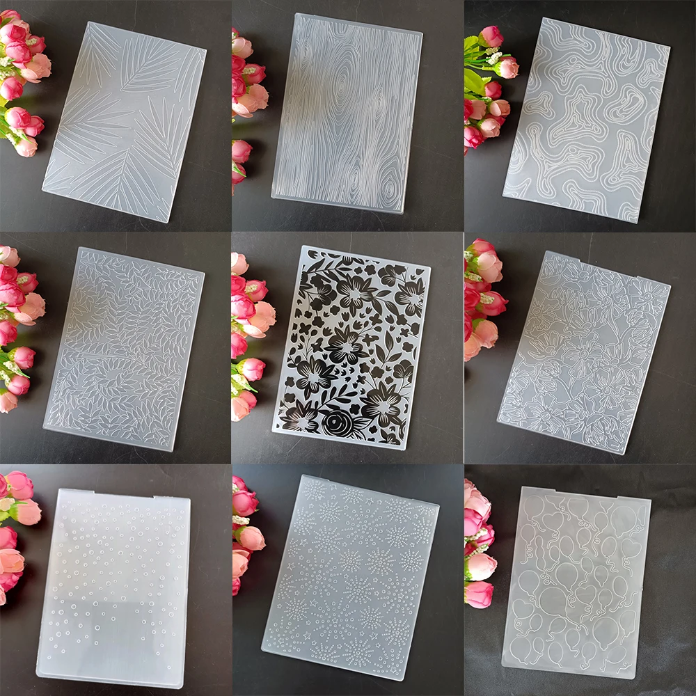 Nowy styl wakacje/krople deszczu/cegły/liście tłoczone Folder do papier do majsterkowania kartki dekoracyjne scrapbookingu