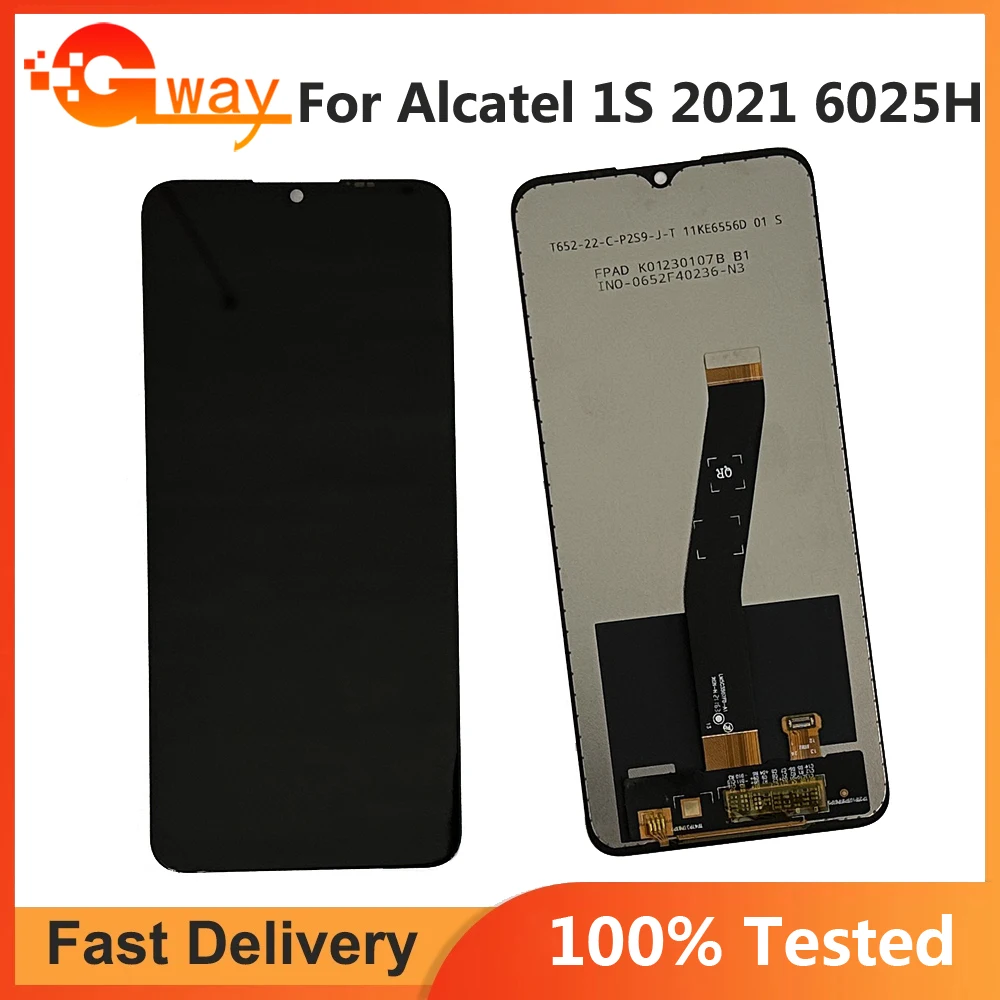 

Новый ЖК-дисплей для Alcatel 1S 2021, ЖК-экран для Alcatel 6025D, дисплей для Alcatel 6025H, сменный сенсорный ЖК-экран Pantalla