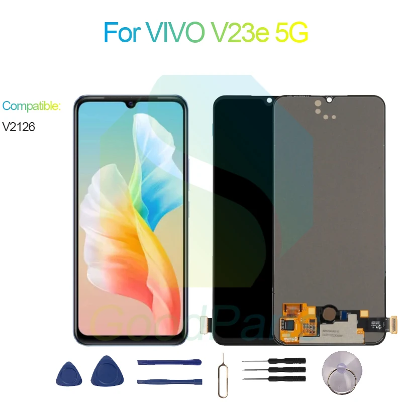 

Для VIVO V23e 5G экран дисплей замена 2404*1080 V2126 для VIVO V23e 5G LCD сенсорный дигитайзер