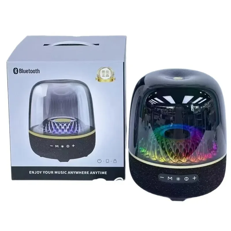Crystal 4 Bluetooth Speaker High Transparency Wireless Heavy Bass Speaker