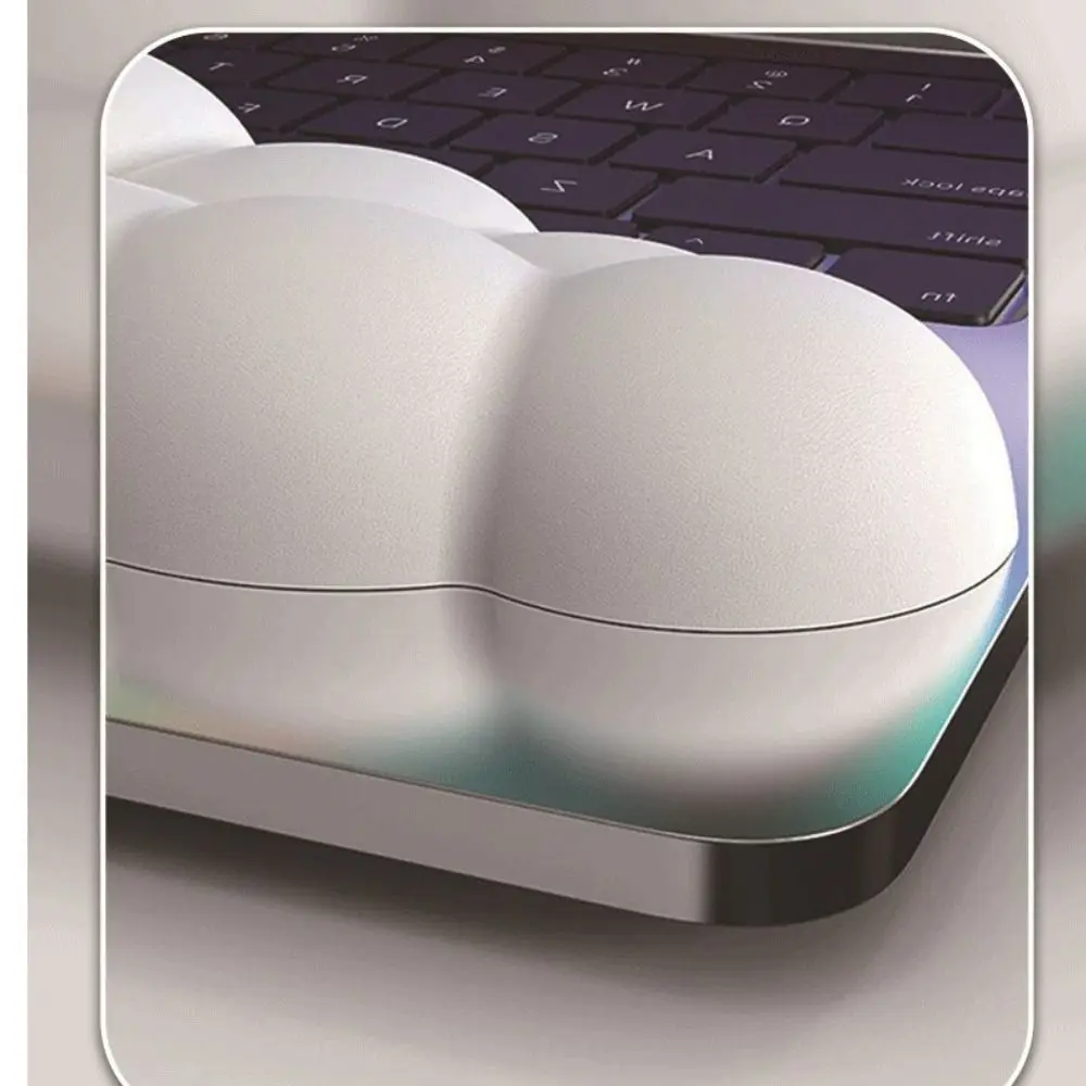 

Коврик для поддержки запястья клавиатуры из искусственной кожи, противоскользящая эргономичная подушка для мыши, водонепроницаемый мягкий коврик для мыши с облаком, настольные аксессуары