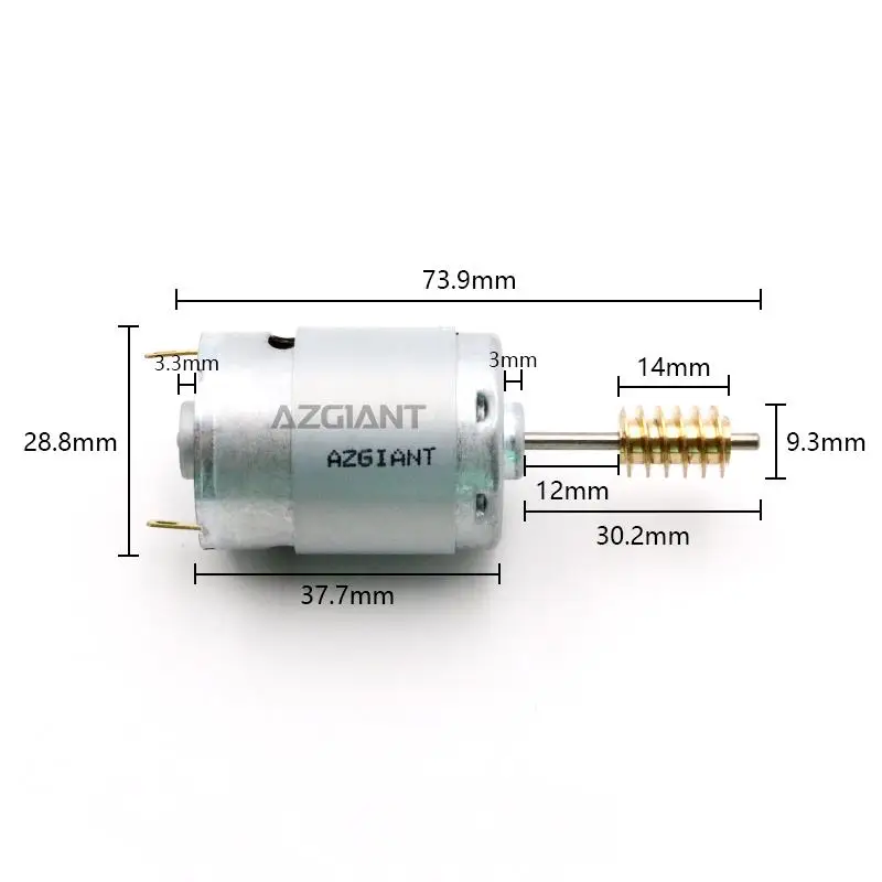 AZGIANT Steering Lock Actuator Motor 12V FC-280 Quiet Operation Professional Car Accessory for 2006-2012 VW Crafter view 2
