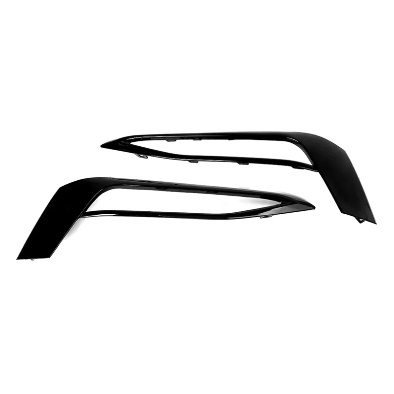 

For BMW 5 Series G30 G38 Sport 2016-2020 Pair Front Bumper Fog Light Grille Trim-N25R