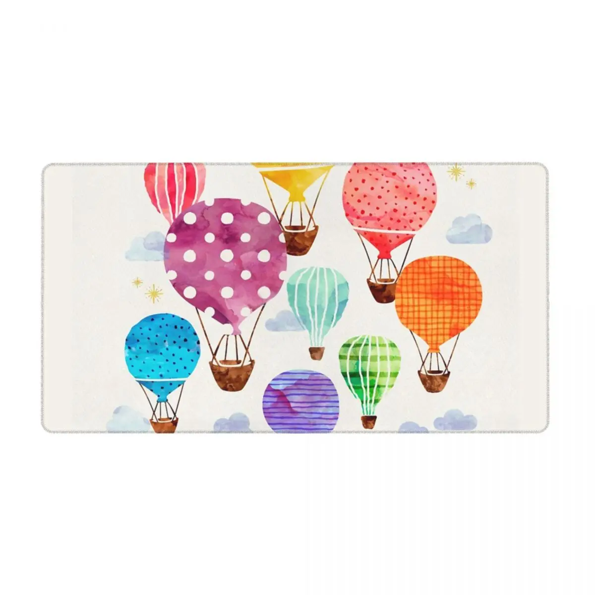 Hot Air Balloon Gaming Mouse Pad Keyboard Desk Mat XXL Waterproof Mousepad for Computer