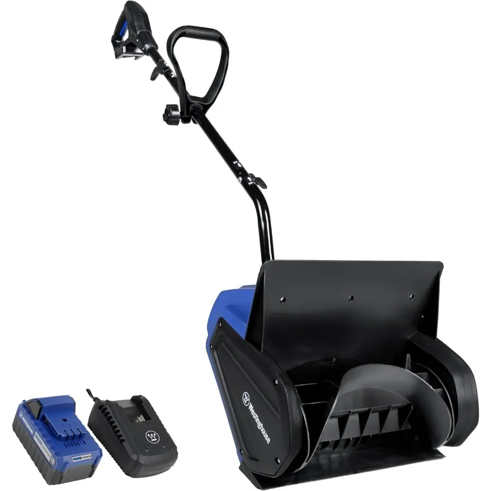 Cordless Snow Shovel 13 Inch Kit, 24V Battery, Fast Charger, Electric Snow Shovel with 20ft Throwing Distance, plows 300lbs/min