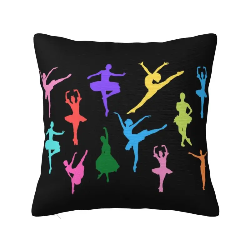 Ballet Dance Lover Pillow Case Decor Home Ballerina Dancer Nordic Cushion Cover Car Pillowcase