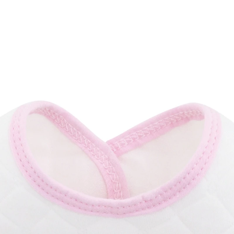 Bavaglini per neonati Bavaglini per sbavature in cotone tinta unita con bottone a pressione Asciugamano morbido e assorbente Bavaglini per neonati in cotone