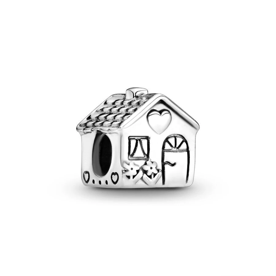 Hot Sale Little House Backpack Suitcase & Mushroom Charm Bead Fit Original 925 Sterling Silver Bracelet DIY Jewelry