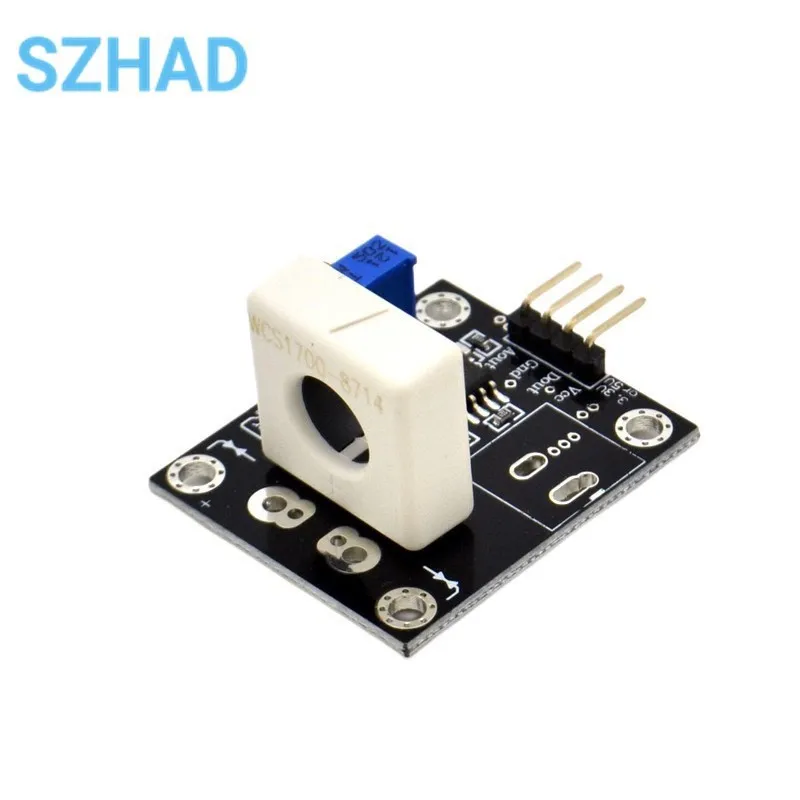 WCS1600 WCS1700 WCS1800 3-5V Hall Current Sensor Adjustable DC 100A 70A 35A Short Over-Current Detector Protection Module