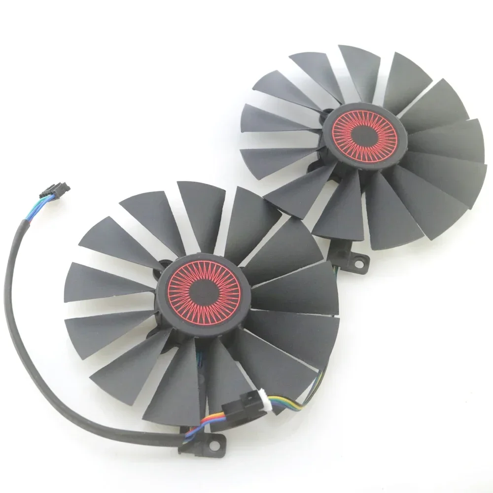2pcs/lot FD10015H12S 12V 0.55A 95mm GPU Fan For ASUS STRIX-R9 380 GTX970 GTX980 GTX980ti GAMING Graphics Card Cooling Fan