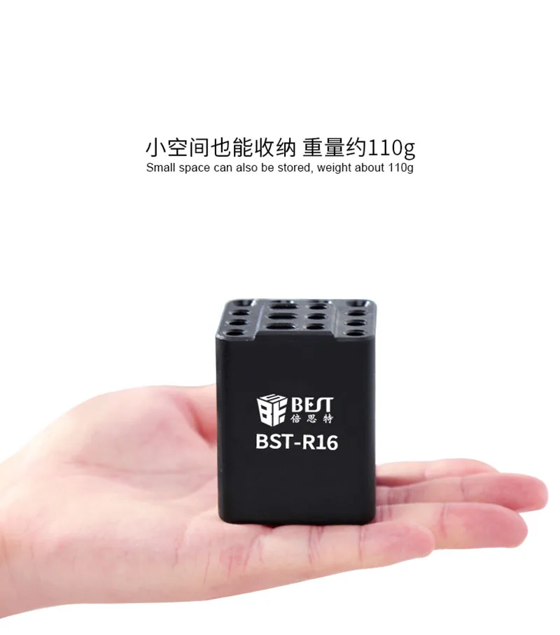 Storage Box for Heating Element, Soldering Iron Tips, T12 JBC T210, T245, C115, Heating Core Organizer, BST-R16