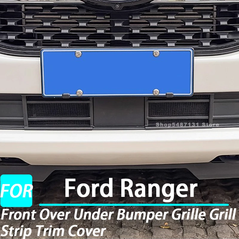 

Передняя решетка под бампером автомобиля, накладка на решетку для Ford Ranger, внешние аксессуары 2023 2024 2025