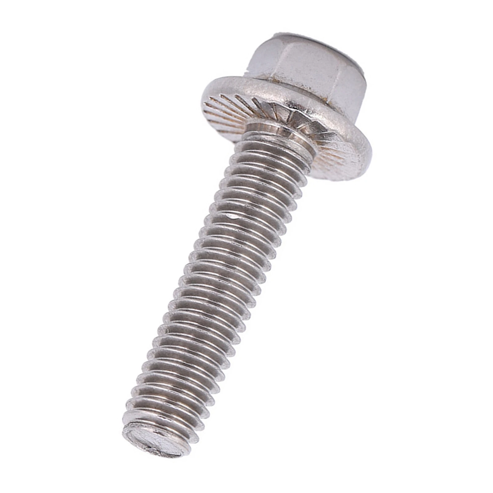 10pcs M6 Stainless Steel SS304 Hex Flange Screws Cap Washer Head Bolts Fastener