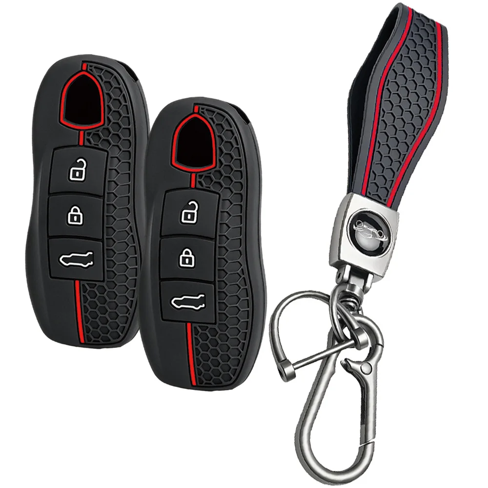 For Porsche Cayenne 958 911 996 Macan Boxster Panamera 997 944 924 718 971 9YA Silicone Remote Shell