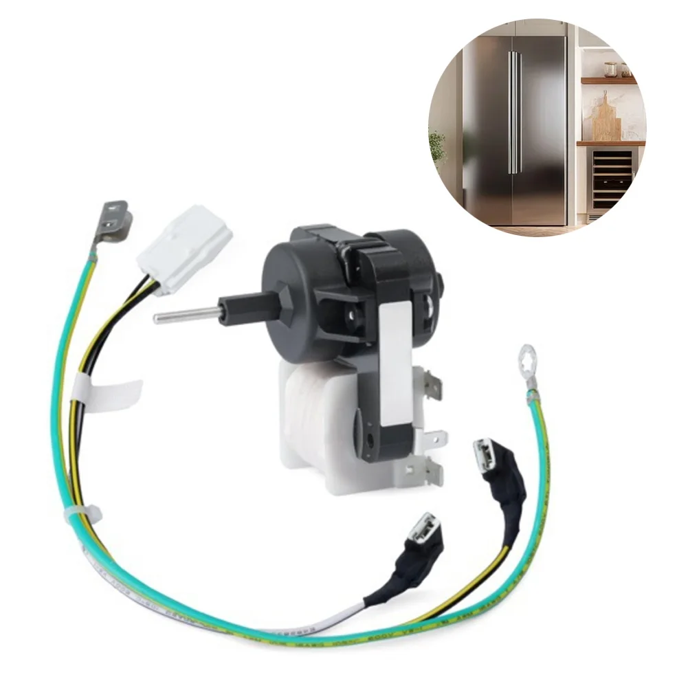 Replacement Refrigerator Fan Motor W10128551 Quiet Efficient Compatible Cooling Motor 115V 60Hz 14A for Multiple Models