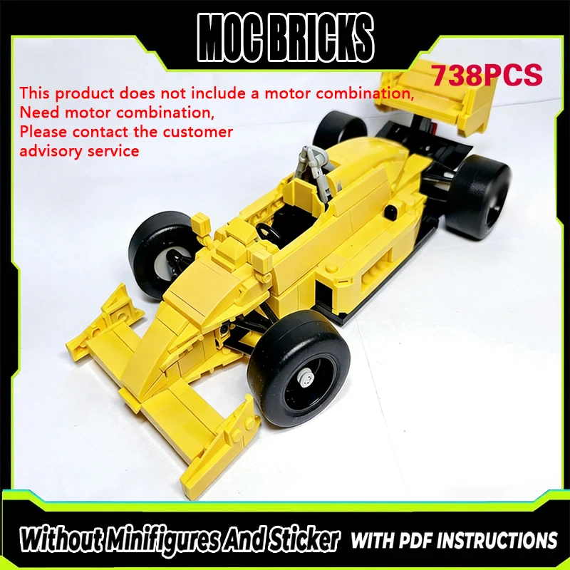 

Speed Racing Car Model MOC Building Bricks 99T Classic Racing Car Modular Technology Gifts Holiday Assemble Children Toys Suit
