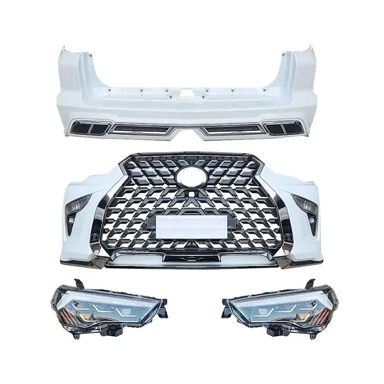 

High Quality Car Bumpers Turning For Lexus Design Car Bumpers Body Kit For To Yo Ta 4 Runner 2010-2021