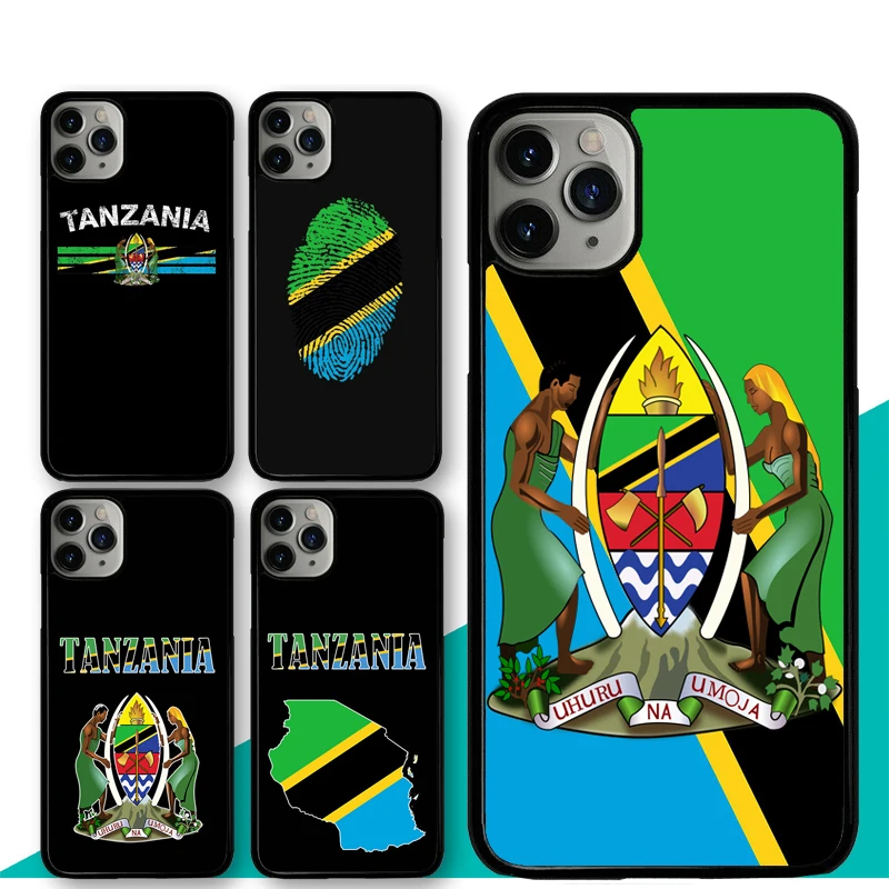 Tanzania Flag Coat Of Arms Case For iPhone 11 12 Pro Max 13 mini SE 2020 XR X XS MAX 6S 7 8 Plus Back Cover Shell