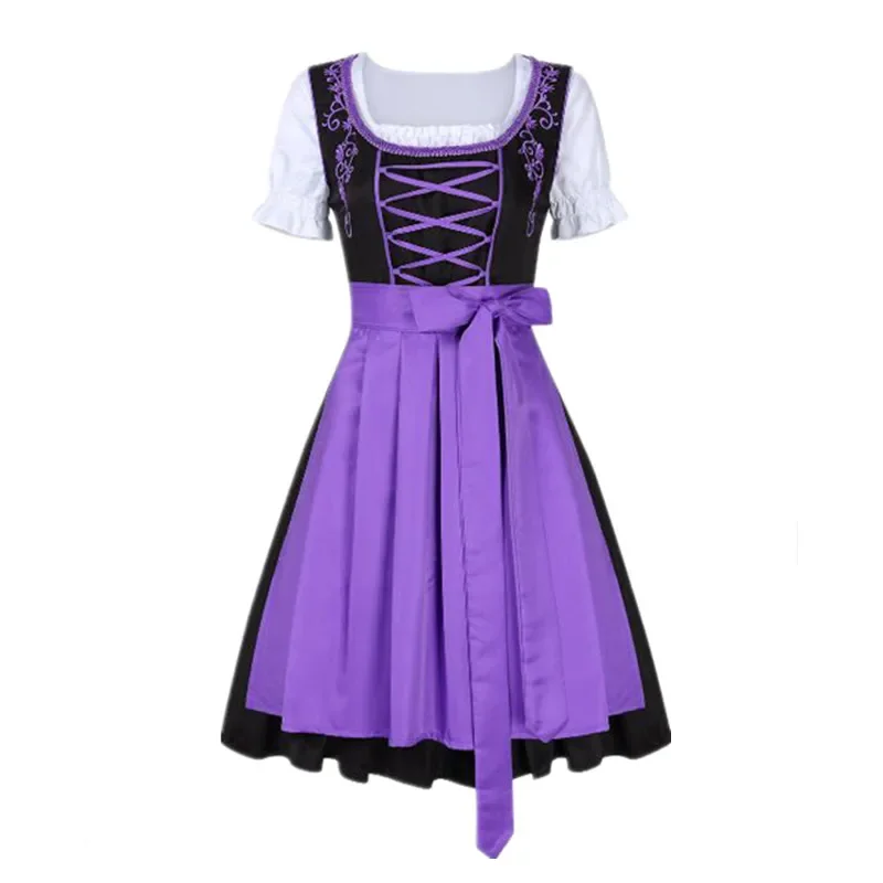 المرأة مثير بافاريا مهرجان أكتوبر زي ألمانيا Dirndl البيرة فتاة بغي فستان بتصميم حالم
