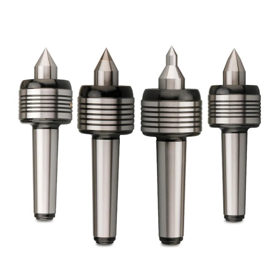 ความแม่นยำสูง0.005 Live โรตารี่กลาง MT2 MT3 MT4เครื่องกลึง CNC Movable Tailstock โลหะผสม Thimble Morse เหล็ก Centre เครื่องมิลลิ่ง