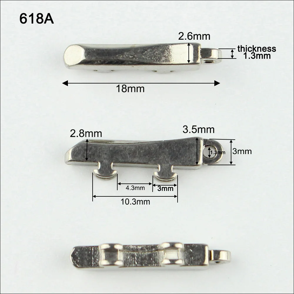 20 Stück dick 1,0 mm 1,3 mm Brillen-Federeinsatz, Brillenreparatur, Flex-Bügel, optischer Rahmen, kaputtes Ersatzteil 618 # – Detail 1