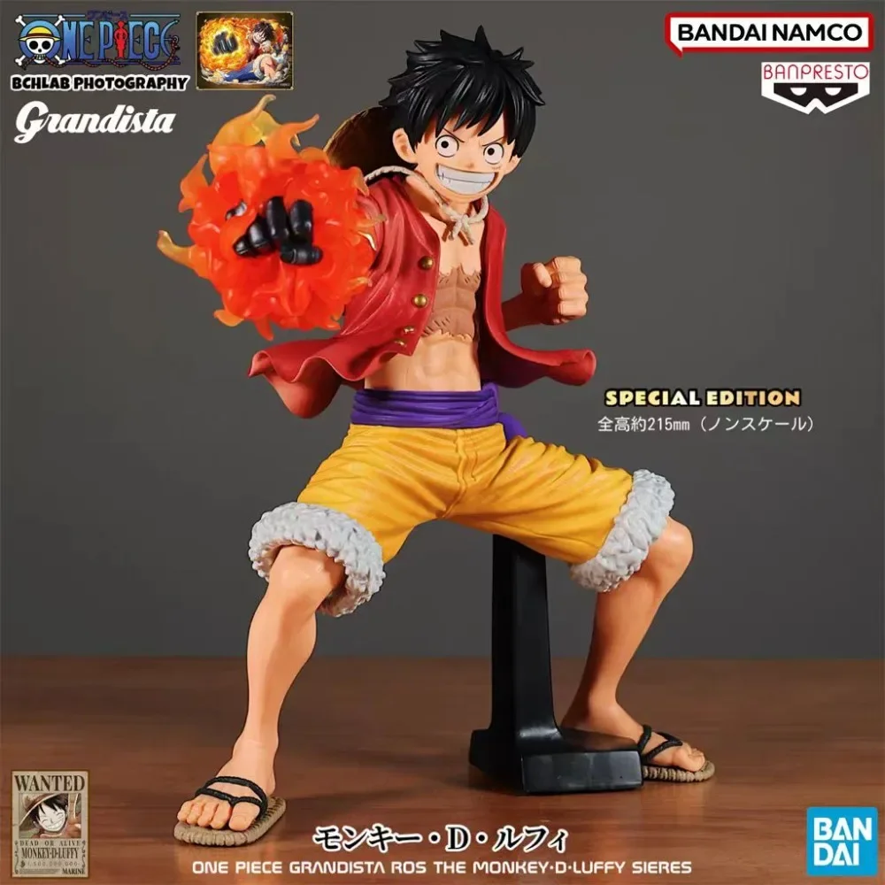 

Bandai Banpresto One Piece Grandista MONKEY D LUFFY SPECIAL EDITION Аниме Фигурки Модель игрушки Коллекция подарков на складе